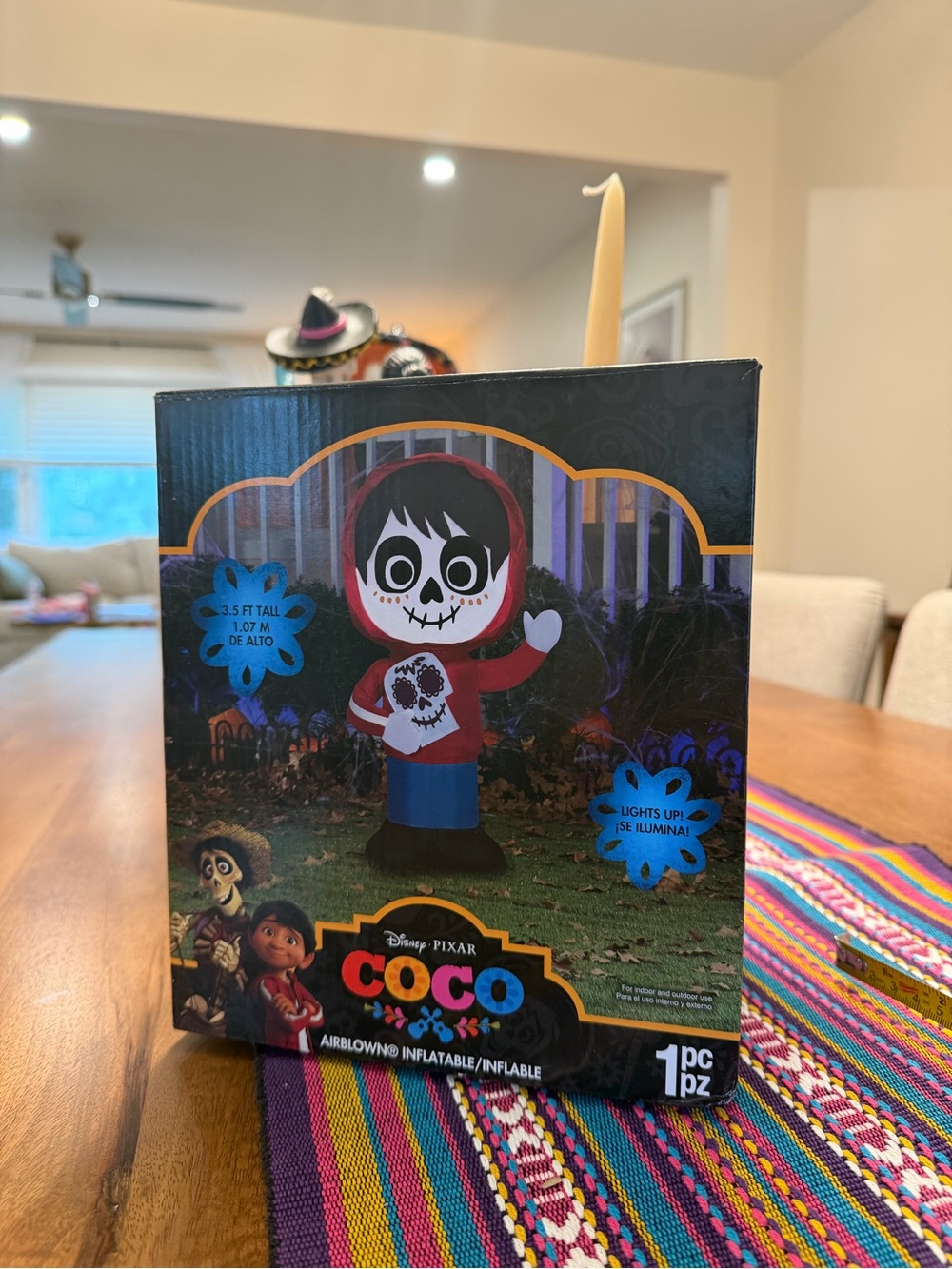 3.5 FT Coco Halloween Inflatable - Used Once